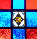Window in chancel of Fewston Church